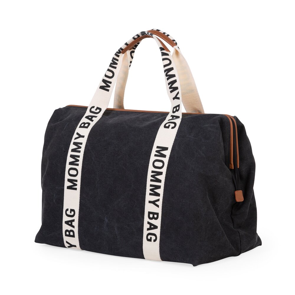 Childhome Torba Mommy Bag Signature Czarna - obrazek 5