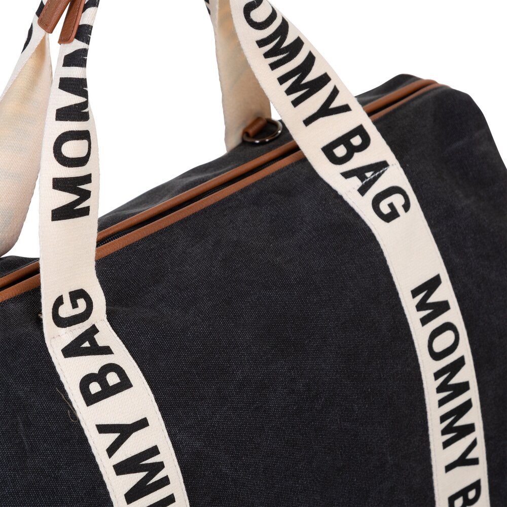 Childhome Torba Mommy Bag Signature Czarna - obrazek 6
