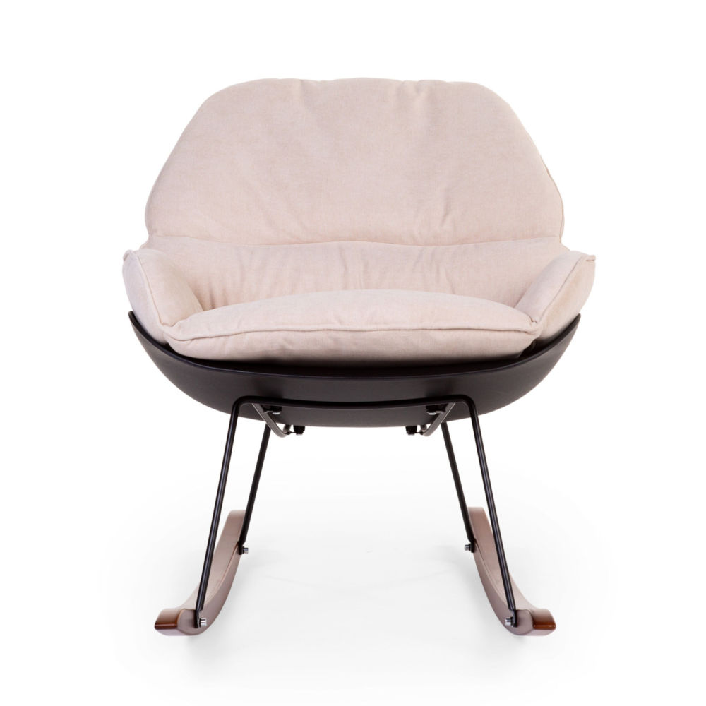 Childhome Fotel bujany Lounge Black/Off White - obrazek 3