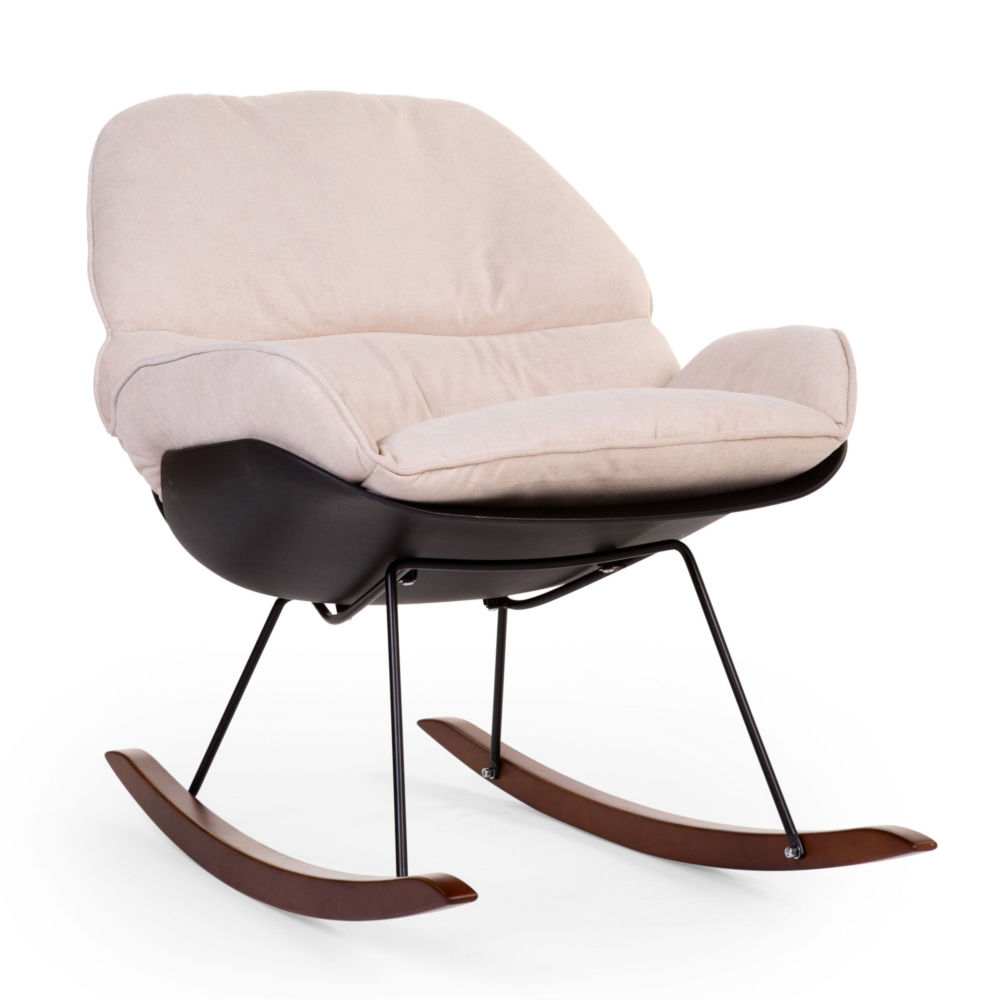 Childhome Fotel bujany Lounge Black/Off White - obrazek 5