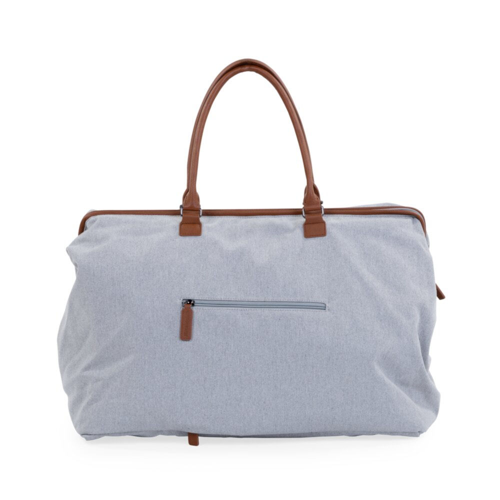Childhome Torba Mommy bag Kanwas Szara - obrazek 4