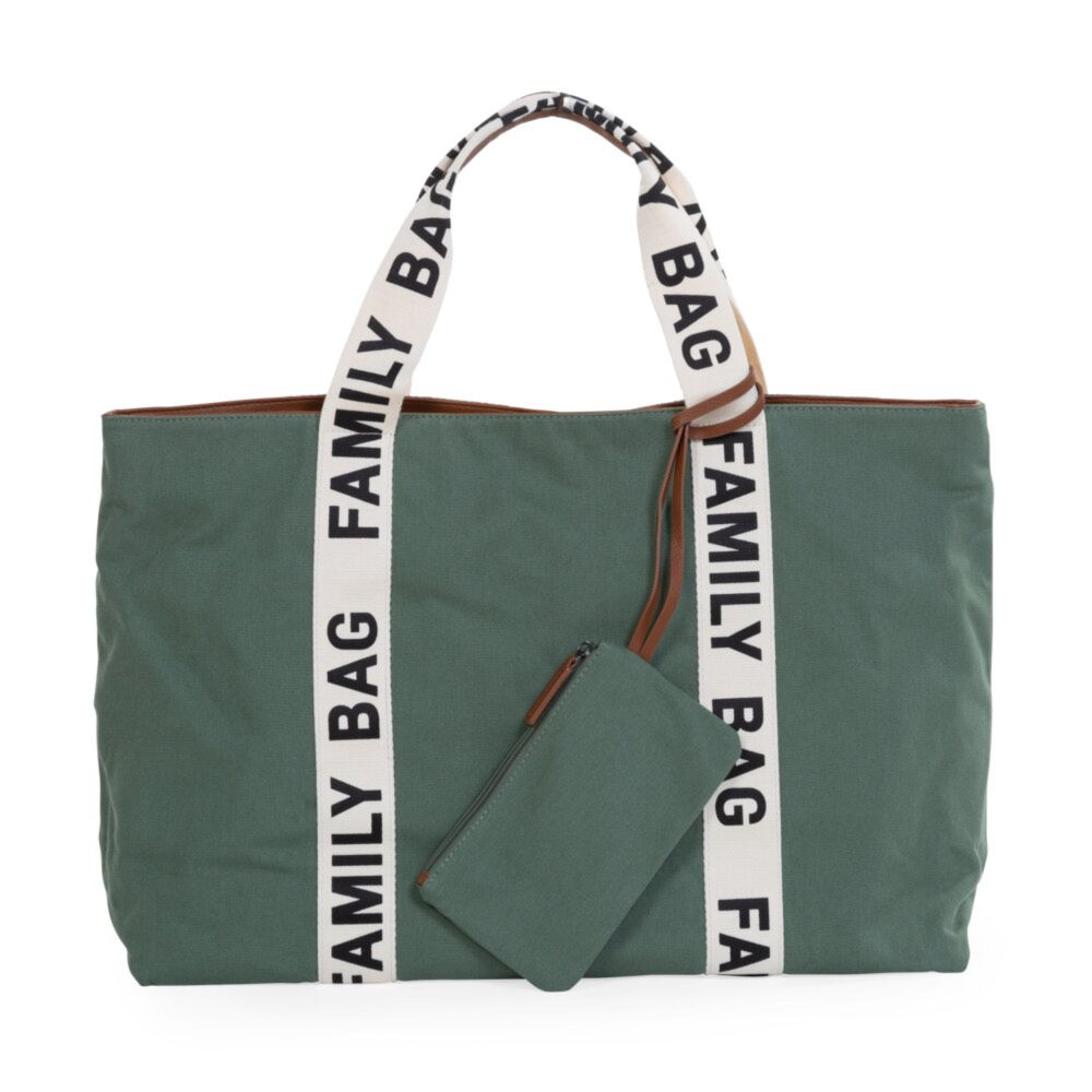 Childhome Torba Family Bag Signature Zielona - obrazek 3
