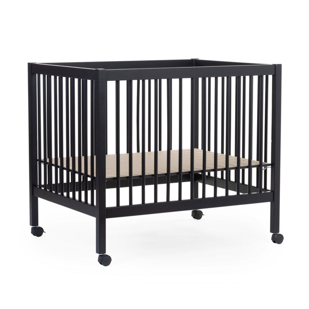 Childhome Drewniany Kojec 95 x 75 cm Black - obrazek 3