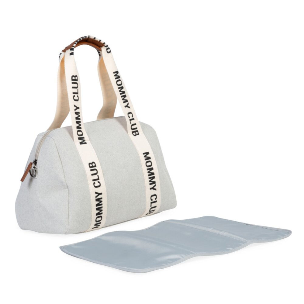 Childhome Torba do wózka Mommy Club Signature Off White - obrazek 6