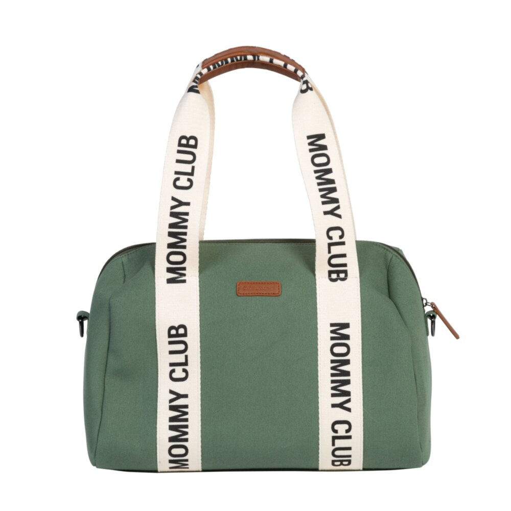 Childhome Torba do wózka Mommy Club Signature Green - obrazek 3
