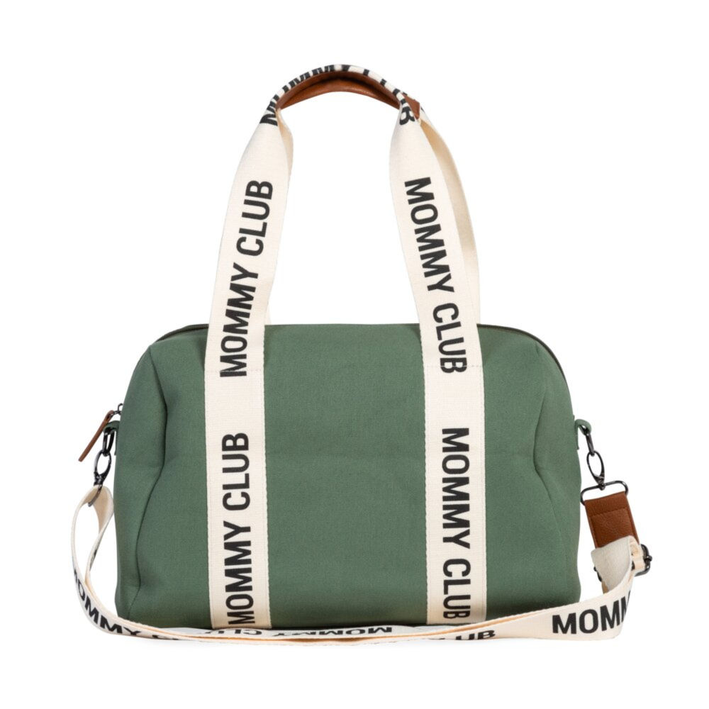 Childhome Torba do wózka Mommy Club Signature Green - obrazek 4