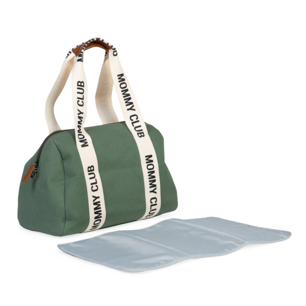 Childhome Torba do wózka Mommy Club Signature Green - obrazek 6