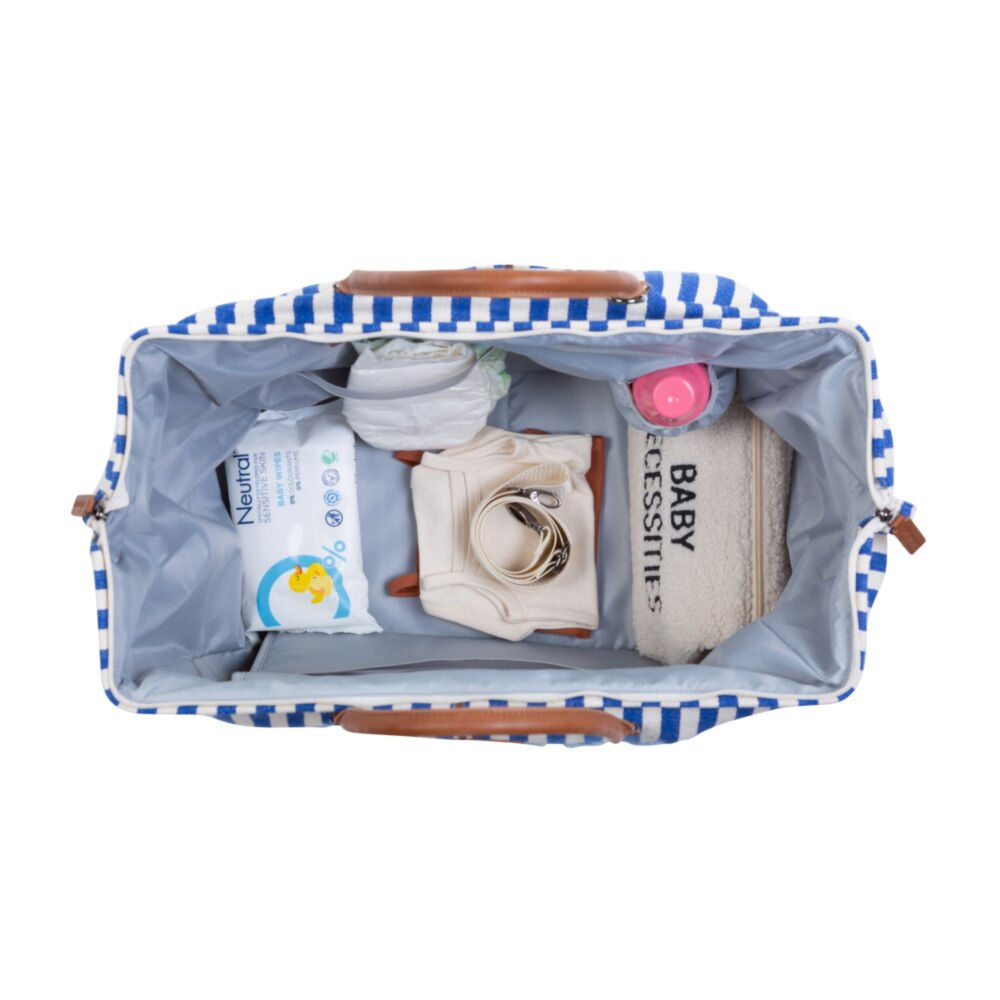 Childhome Torba Mommy Bag Electrique Blue - obrazek 5
