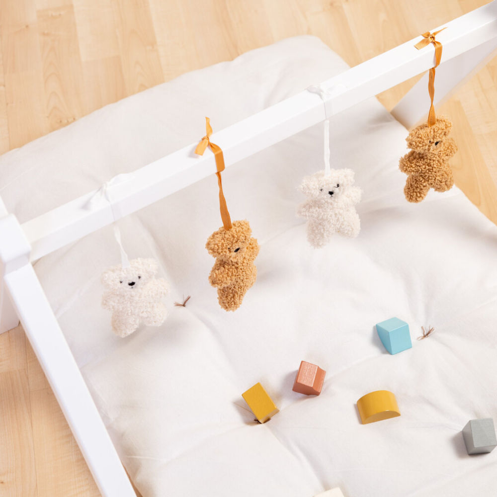 Childhome Rama na zabawki Tipi Play Baby Gym White - obrazek 4