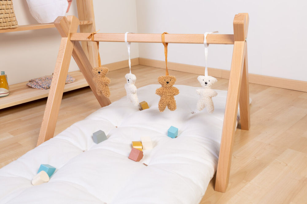 Childhome Rama na zabawki Tipi Play Baby Gym Natural - obrazek 4