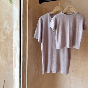 Miękki T-shirt dla dziecka 1-8 lat od Monbebe- Lavender
