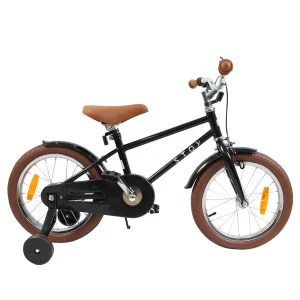 16- calowy rower Cruiser w stylu Vintage dla chłopca w wieku 5-7 lat- BLACK