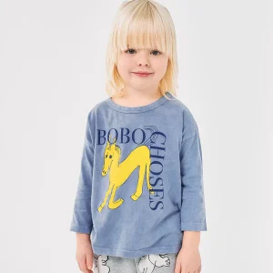 Organiczny T-shirt z długim rękawem, longsleeve dla chłopca/dziewczynki - Wonder Horse Bobo Choses