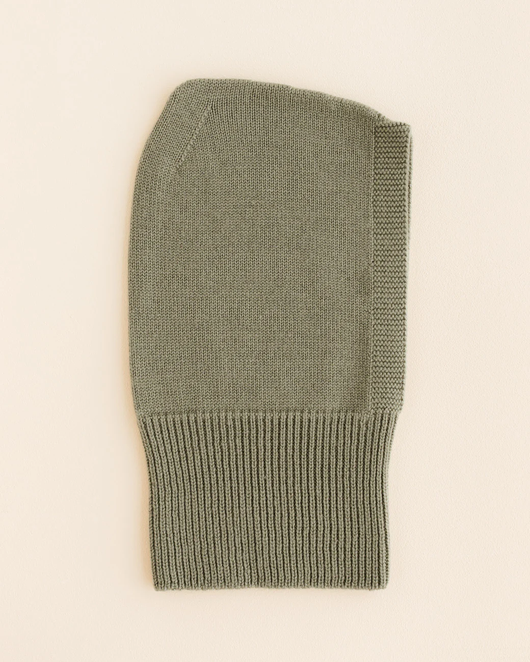 Kominiarka narciarska dziecięca / balaclava Eddy , merino 100% od Hvid dla chłopca,dziewczynki 1-5 lat/ Artichoke - obrazek 4
