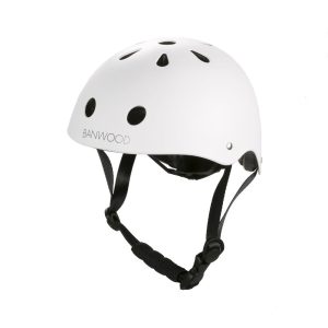 Banwood dziecięcy kask rowerowy white