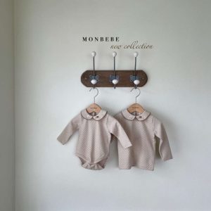 Bluzka dziecięca z haftowanym kołnierzykiem Monbebe, rozmiar 1-2 lata, 3-4 lata
