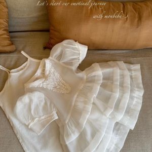 Wyjątkowa sukienka Marie- kość słoniowa/ 3-4 lata, 5-6 lat