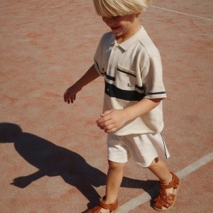 Dzianinowa koszulka dla chlopca polo Hai Knit Pine Grove - Konges Slojd 2-8 lat