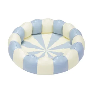 Dmuchany, mały basen dziecięcy Alice 95 cm w kolorze niebieskim – Nordic Blue - Petites Pommes