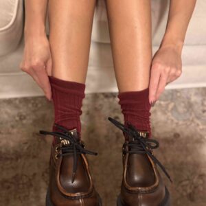 Skarpetki damskie z wełny merynosa, ( Merino 90%) od Dear Sheep 36-43 ( beż, krem,bordo,czarny,szary)