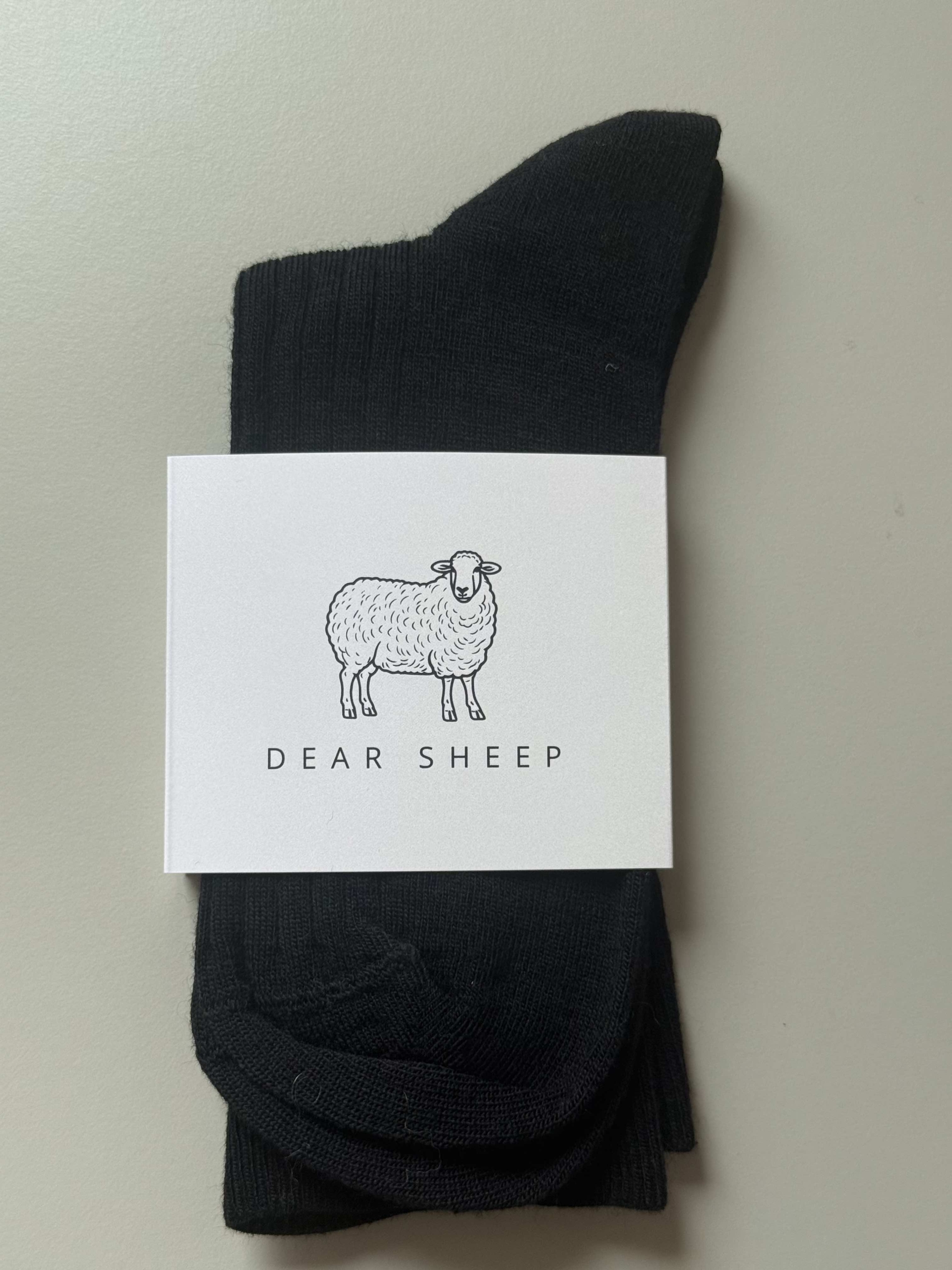 Skarpetki damskie z wełny merynosa, ( Merino 90%) od Dear Sheep 36-43 ( beż, krem,bordo,czarny,szary) - obrazek 2