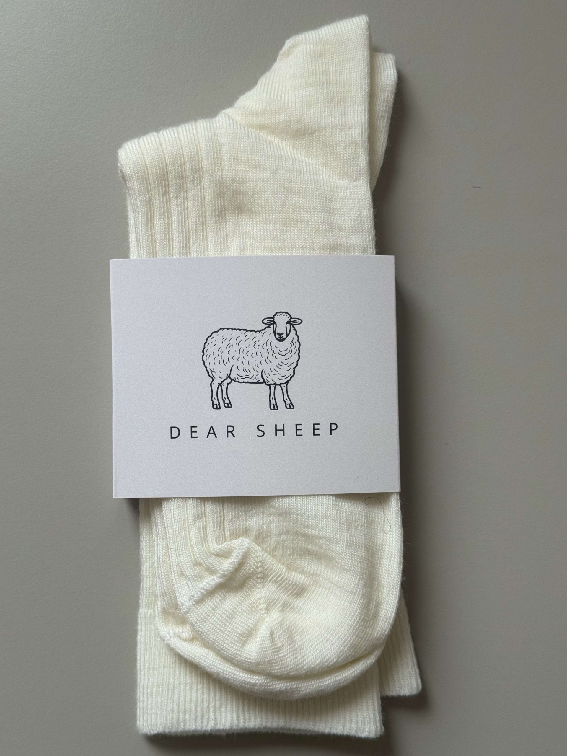 Skarpetki damskie z wełny merynosa, ( Merino 90%) od Dear Sheep 36-43 ( beż, krem,bordo,czarny,szary) - obrazek 8