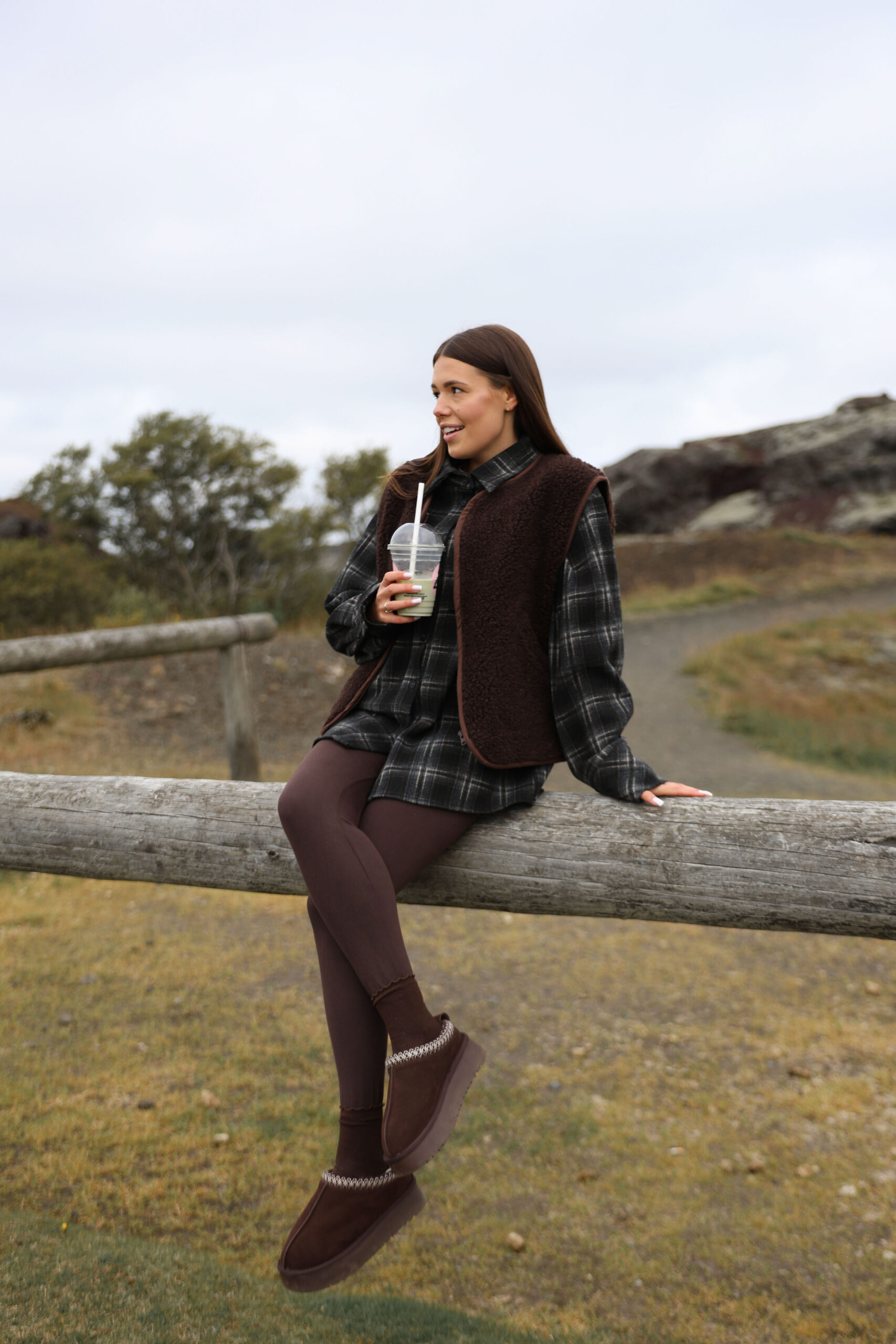 Wełniana kamizelka damska na zamek "MOVE", 100% MERINO, w kolorze Chocolate / Brąz XS-XL