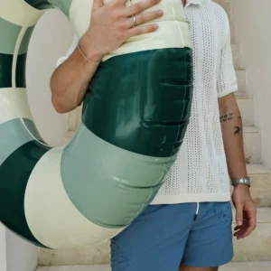 Duże, zielone koło do pływania dla dzieci i dorosłych Celine 120 cm od Petites Pommes/ Oxford Calile